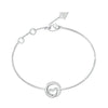 Guess Silver Stainless Steel Bracelet For Women JUBB05527JWRHL