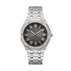 Guess Silver Tone Case Silver Tone Stainless Steel Watch GW0575G1