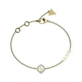 Guess Tiny Dancer Gold Cubic Zirconia Bracelet For Women JUBB04644JWYGS