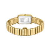 Guy Laroche Deborah Quartz White Rectangular Dial Gold Tone Watch For Women GLWLG0001801 - Image 3