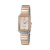 Guy Laroche Deborah Quartz White Rectangular Dial Rose Gold Tone Watch For Women GLWLG0001804