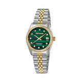 Guy Laroche Rosalie Swiss Quartz Green Dial Gold Tone Stainless Steel Watch For Women GLWLH0002816