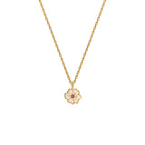 Juvenis Flower Design Pendant JLJ-CG21P0407S-BLU-SS-PND - Image 8