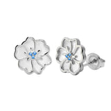 Juvenis Flower Earrings JLJ-CG21E0408S-BLU-SS-ER - Image 16