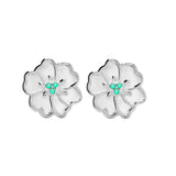 Juvenis Flower Earrings JLJ-CG21E0408S-BLU-SS-ER - Image 9