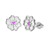 Juvenis Flower Earrings JLJ-CG21E0408S-BLU-SS-ER - Image 15