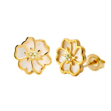 Juvenis Flower Earrings JLJ-CG21E0408S-BLU-SS-ER - Image 17