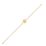 Juvenis Flower Shaped Bracelet JLJ-AS21B0931S-SS-BR - Image 2