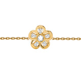 Juvenis Flower Shaped Bracelet JLJ-AS21B0931S-SS-BR - Image 4