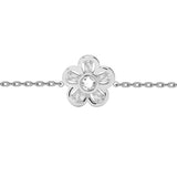 Juvenis Flower Shaped Bracelet JLJ-AS21B0931S-SS-BR - Image 3