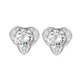 Juvenis Heart-Shapped Earrings JLJ-AS21E1007S-SS-ER