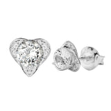 Juvenis Heart-Shapped Earrings JLJ-AS21E1007S-SS-ER - Image 3