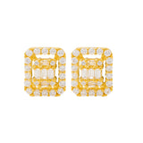 Juvenis Rectangle Earrings JLJ-CG21E0944S-SS-ER