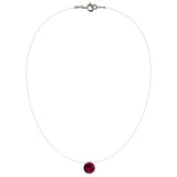 Lencia White Cubic Zirconia Crystal Necklace