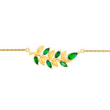 Lencia Women's Leaf Bracelet LLJ-JSC1682 - Image 7