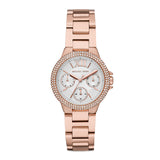 Michael Kors Camille Multifunction Rose Gold-Tone Steel Watch