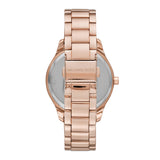Michael Kors Layton Three-Hand Rose Gold-Tone Stainless Steel Watch - Image 8