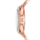 Michael Kors Liliane Three-Hand Rose Gold-Tone Stainless Steel Watch - Image 6