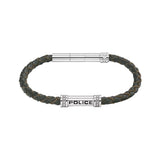 Police Barrell Green Silver Stainless Steel Bracelet for Men PEAGB0035005 - Image 2