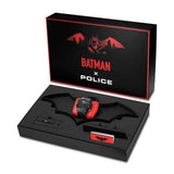 Police Batman Crusader Set Black Chronograph Silicone Mens Watch PEWGQ0089901 SET - Image 7