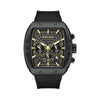 Police Coswig Black Dial Gold Indexes Silicone Strap Mens Watch PEWGQ0093402