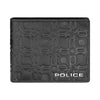 Police Dario Black Genuine Leather Wallet 6 Card Slots - PELGW2204601