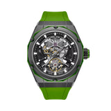 Police Dayton Black Dial Green Rubber Strap Mens Watch PEWGR0082303