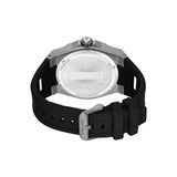 Police Dominion Black Dial Blue Silicone Strap Mens Watch PEWGQ0093803 - Image 3
