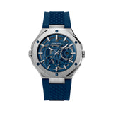 Police Dual Black and Navy Silicone Men Watch - PEWGQ0081903 - Image 2
