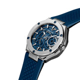 Police Dual Black and Navy Silicone Men Watch - PEWGQ0081903 - Image 4