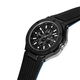 Police Dual Black and Navy Silicone Men Watch - PEWGQ0081903 - Image 5