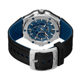 Police Dual Black and Navy Silicone Men Watch - PEWGQ0081903 - Image 6