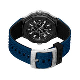 Police Dual Black and Navy Silicone Men Watch - PEWGQ0081903 - Image 7
