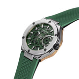 Police Dual Reversible Green and Black Silicone Men Watch - PEWGQ0081902 - Image 3