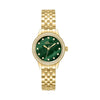 Police Green Dial Gold Metal Bracelet Womens Watch PEWLG2240803