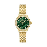 Police Green Dial Gold Metal Bracelet Womens Watch PEWLG2240803