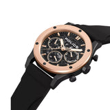 Police Knotty Skeleton Black Silicone Men Watch - PEWJQ0006405 - Image 2