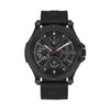 Police Mist Multifunction Black Dial Black Silicone Strap Mens Watch PLPEWJQ2110551