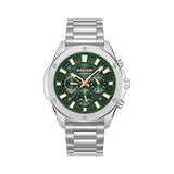 Police Moonstrike Chronograph Green Dial Stainless Steel Mens Watch PEWGK0093101