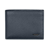 Police Navy Blue Smooth PU Leather Wallet - PELGW2207002