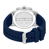 Police Neist Chronograph Blue Dial Silicone Strap Mens Watch PEWGQ0092702 - Image 3