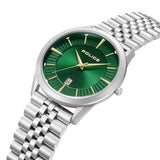 Police Patriot Green Dial Stainless Steel Bracelet Mens Watch PEWGG1530501 - Image 2
