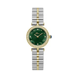 Police Pol408 Green Dial Two Tone Stainless Steel Mens Watch PEWLG2240501