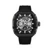 Police Ss25 Black Dial Silicone Strap Mens Watch PLPEWGQ0063001