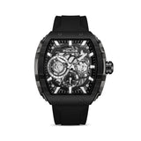 Police Ss25 Black Dial Silicone Strap Mens Watch PLPEWGQ0063001