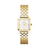 Rosefield Boxelle Gold Toned White Matte Dial Watch - BWGSG-B01
