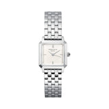 Rosefield Boxelle Silver Stainless Steel White Dial Watch - BWSSS-B02