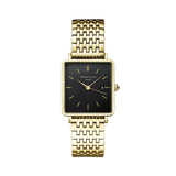 Rosefield Boxy Black Gold Women Watch QBSG-Q017
