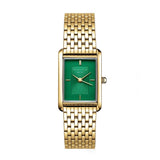 Rosefield Heirloom Emerald Dial Steel Gold Women Watch HEGSG-H05