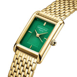 Rosefield Heirloom Emerald Dial Steel Gold Women Watch HEGSG-H05 - Image 2
